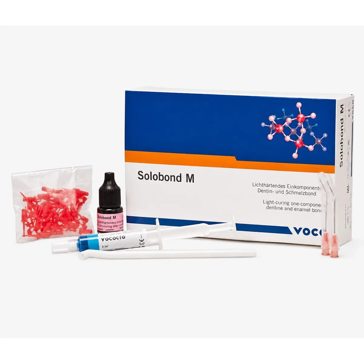 Solobond M لاصق أسنان أحادي المكون، 4 مل مع جل Vococid