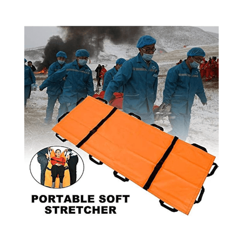 Fabric Patient Drag Stretcher with Straps
