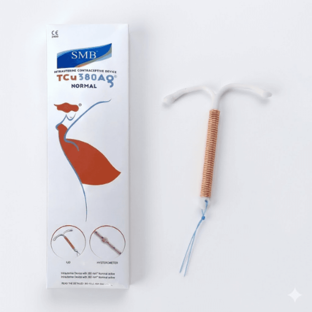 Intrauterine Device, Copper-Silver, Non-Hormonal, SMB TCu 380 Ag