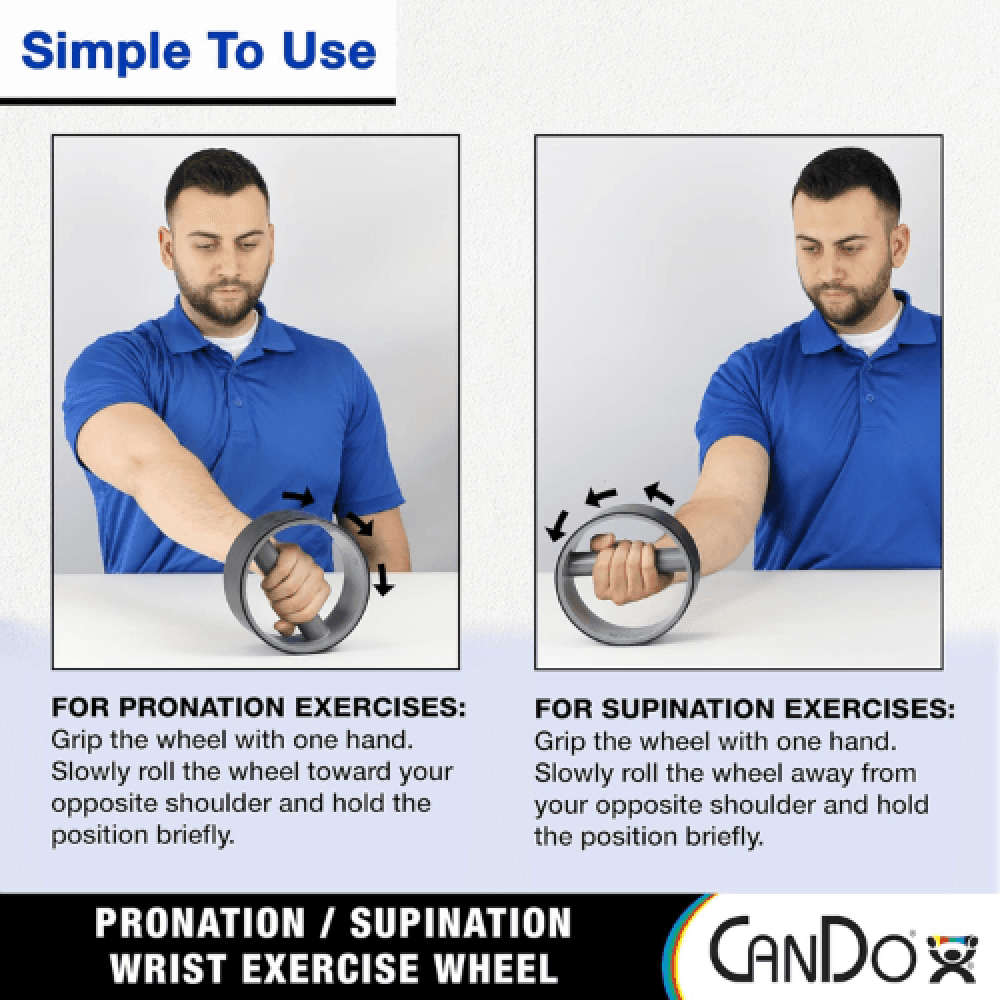 عجلة تدريب اليد والرسغ Pronation/Supination Wrist Wheel