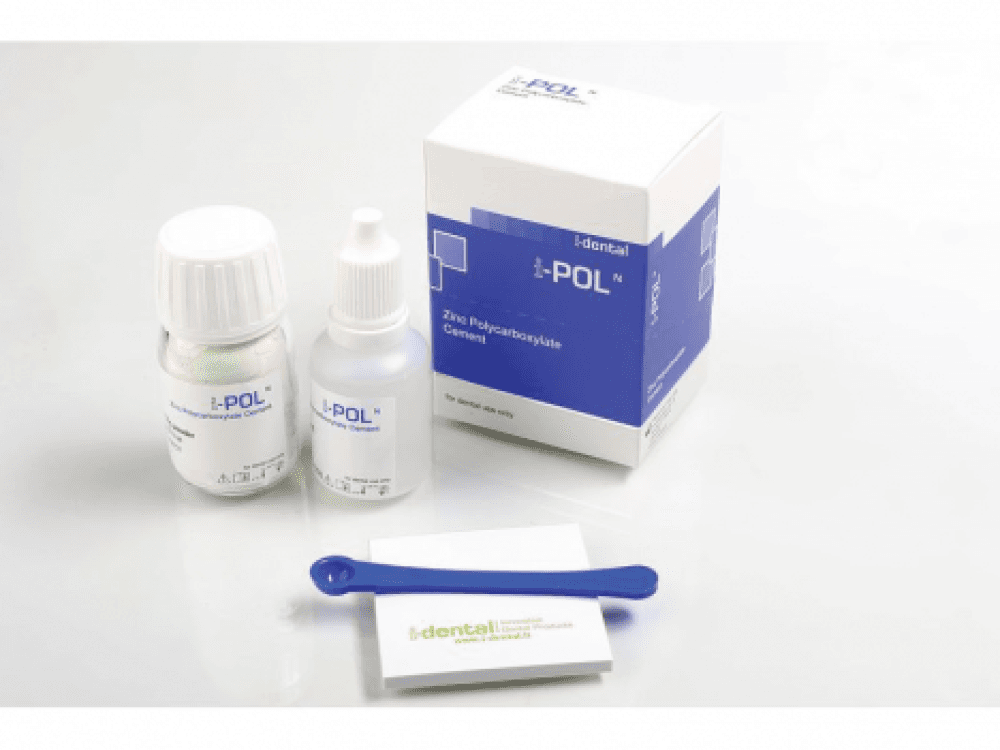 I-PoL Zinc Polycarboxylate Cement, 50g Powder, 25ml Liquid