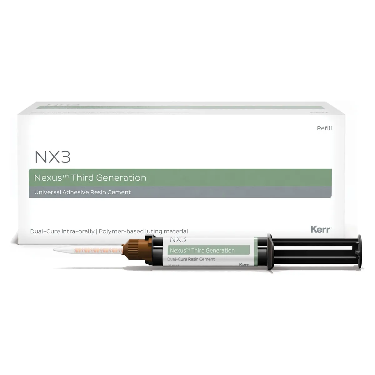 NX3 Nexus Third Generation, Light-Cure Veneer Cement, White Opaque, Syringe 1.8g