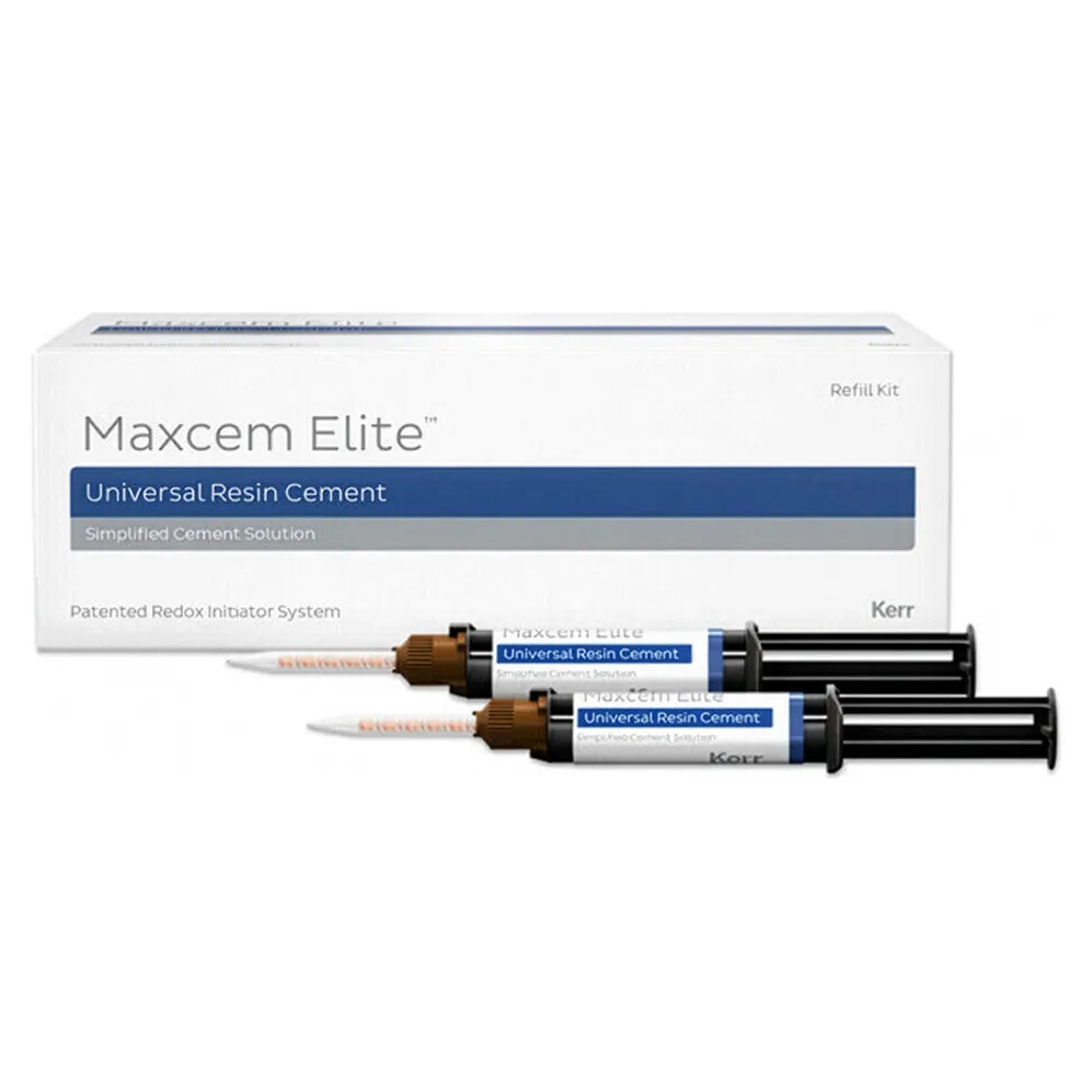 Maxcem Elite, Self-Adhesive Resin Cement, White, PK/2 x 5g
