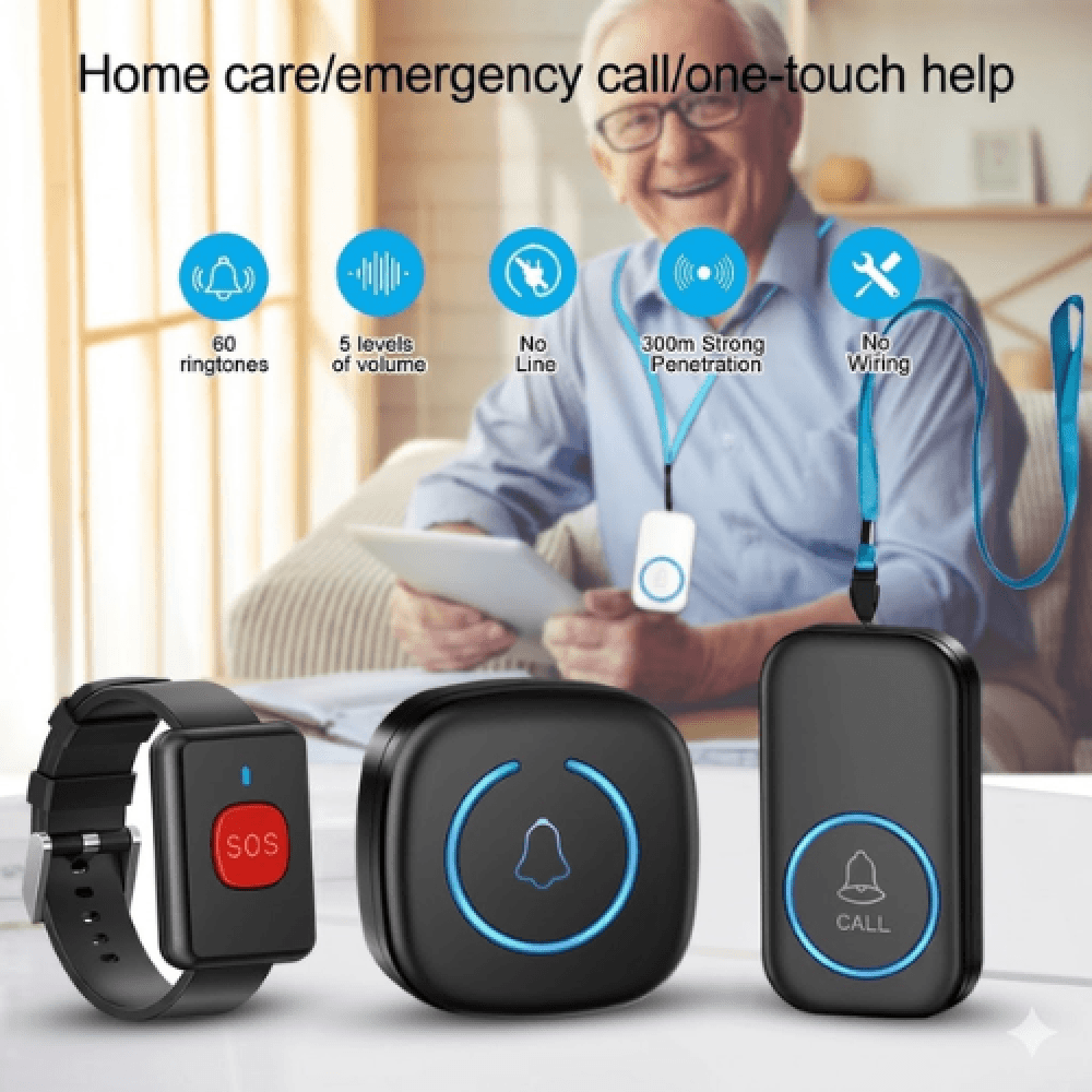 Wireless Call Button for Seniors