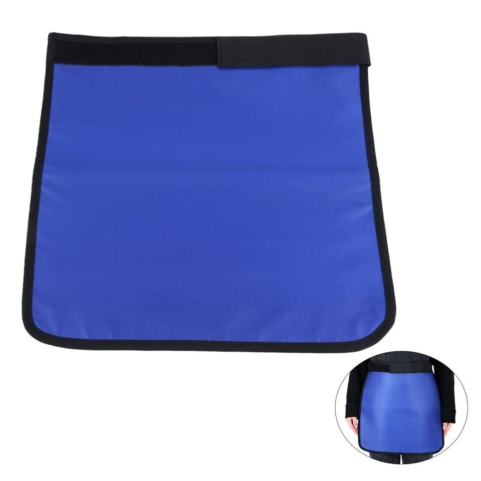 Lead X-Ray Gonadal Guard Half Apron, 0.35 mm Pb