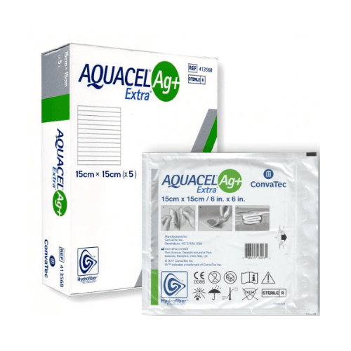 ضماد أكواسيل Ag بالفضة 15 × 15 سم