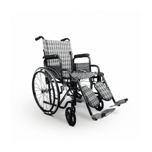 Wheelchair with Swing-Away Footrests