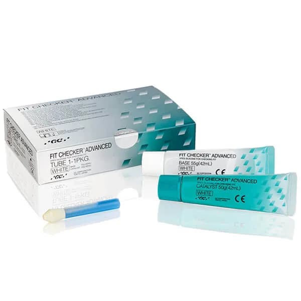 GC FIT CHECKER ADVANCED, (55g Base + 50g Catalyst), White