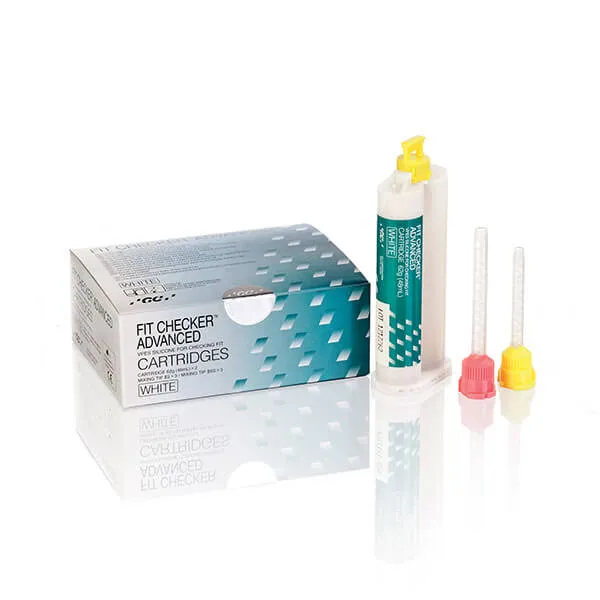 GC FIT CHECKER ADVANCED, 62g Cartridge, White, PK/2