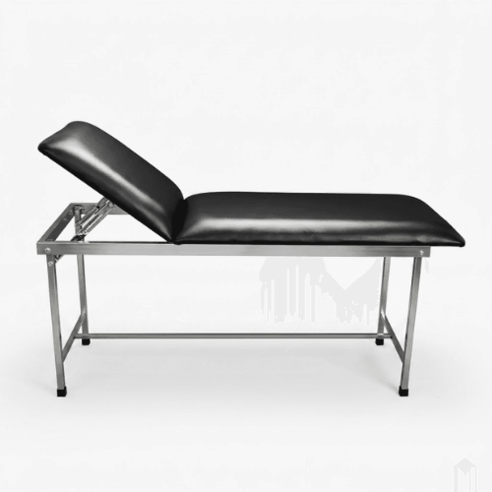 Metal Examination Table, Adjustable Head Section