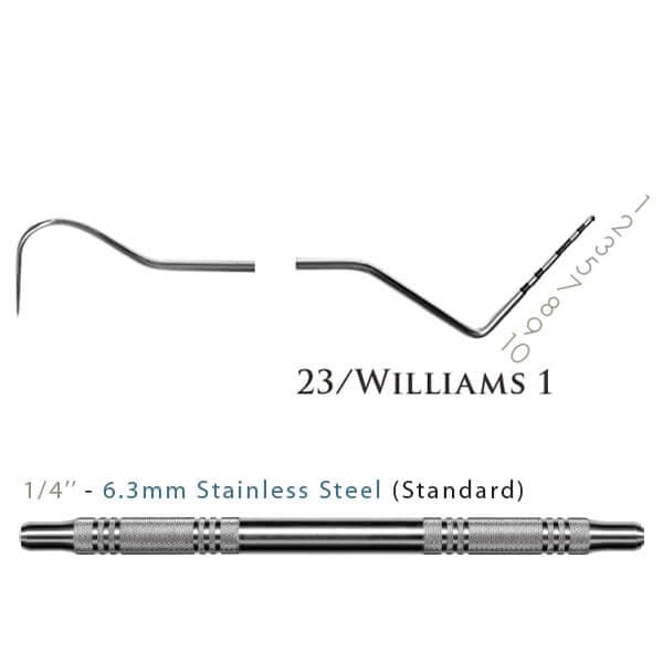 Explorers/Probes 23/1, Black, EagleLite Color Resin