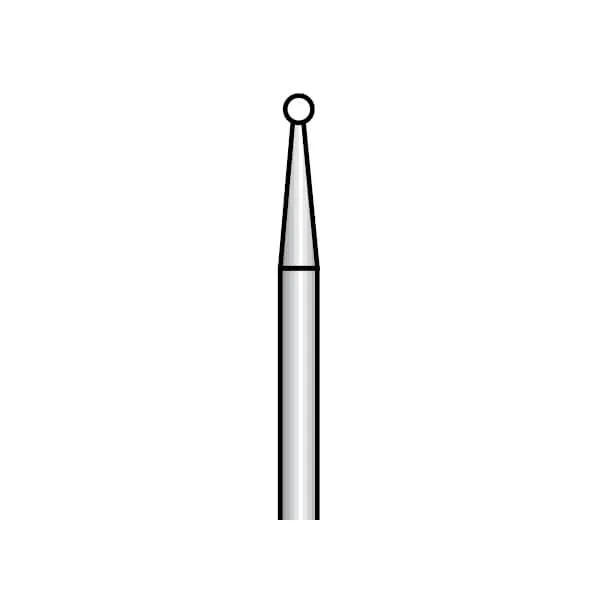 Ash Hi-Di Diamond Burs, Round (001), Medium, FG 012