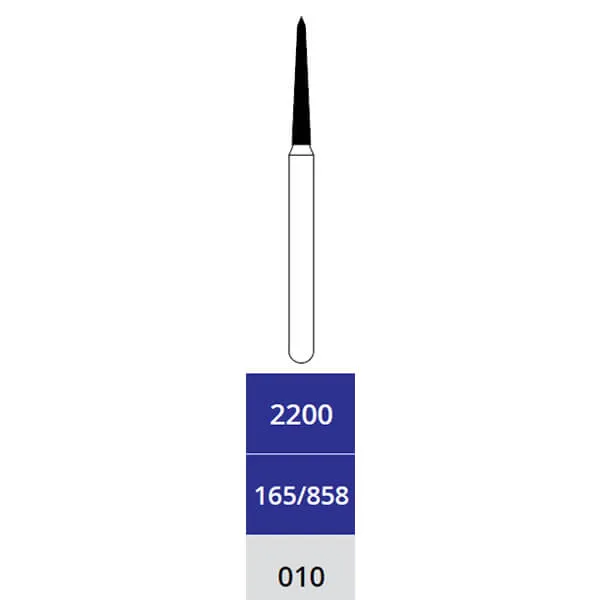 Diamond Bur, Cone, X-Fine, FG, 010, 2200EF