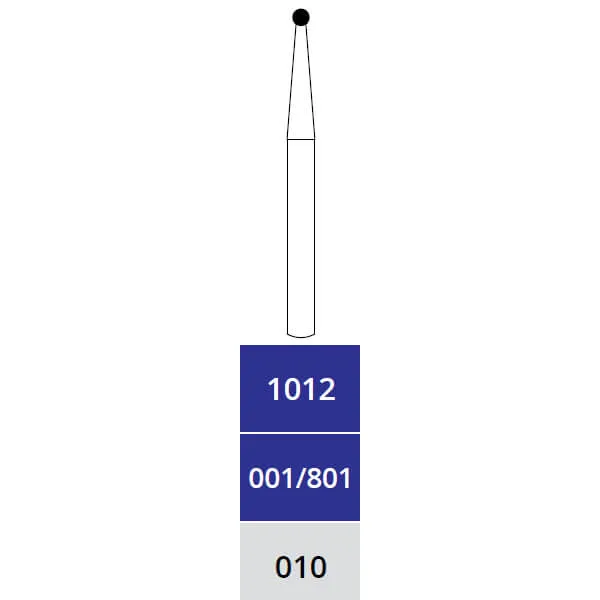 Diamond Burs, Round, X-Coarse, FG 010