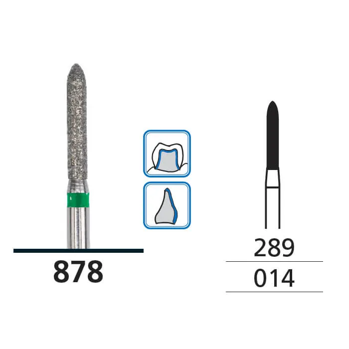 Diamond Burs, Torpedo, Coarse, FG 014, 532105