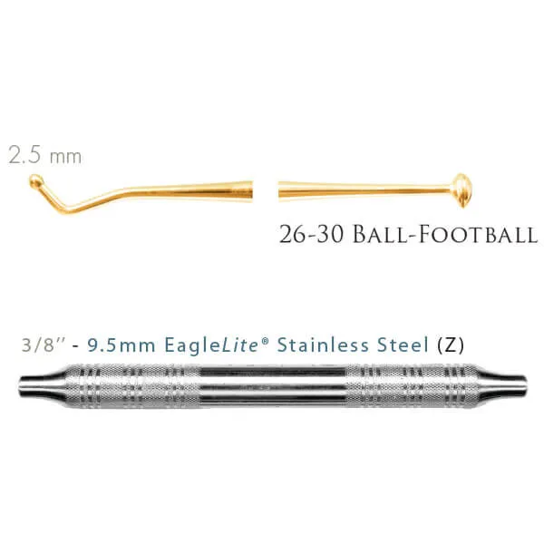 Composite Burnisher 26/30 Ball/Oval, Posterior, EagleLite