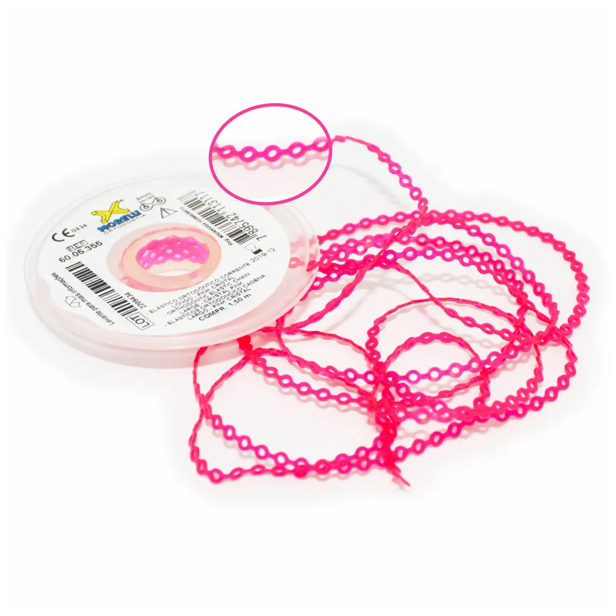 Elastic Chain Long, Crystal Pink