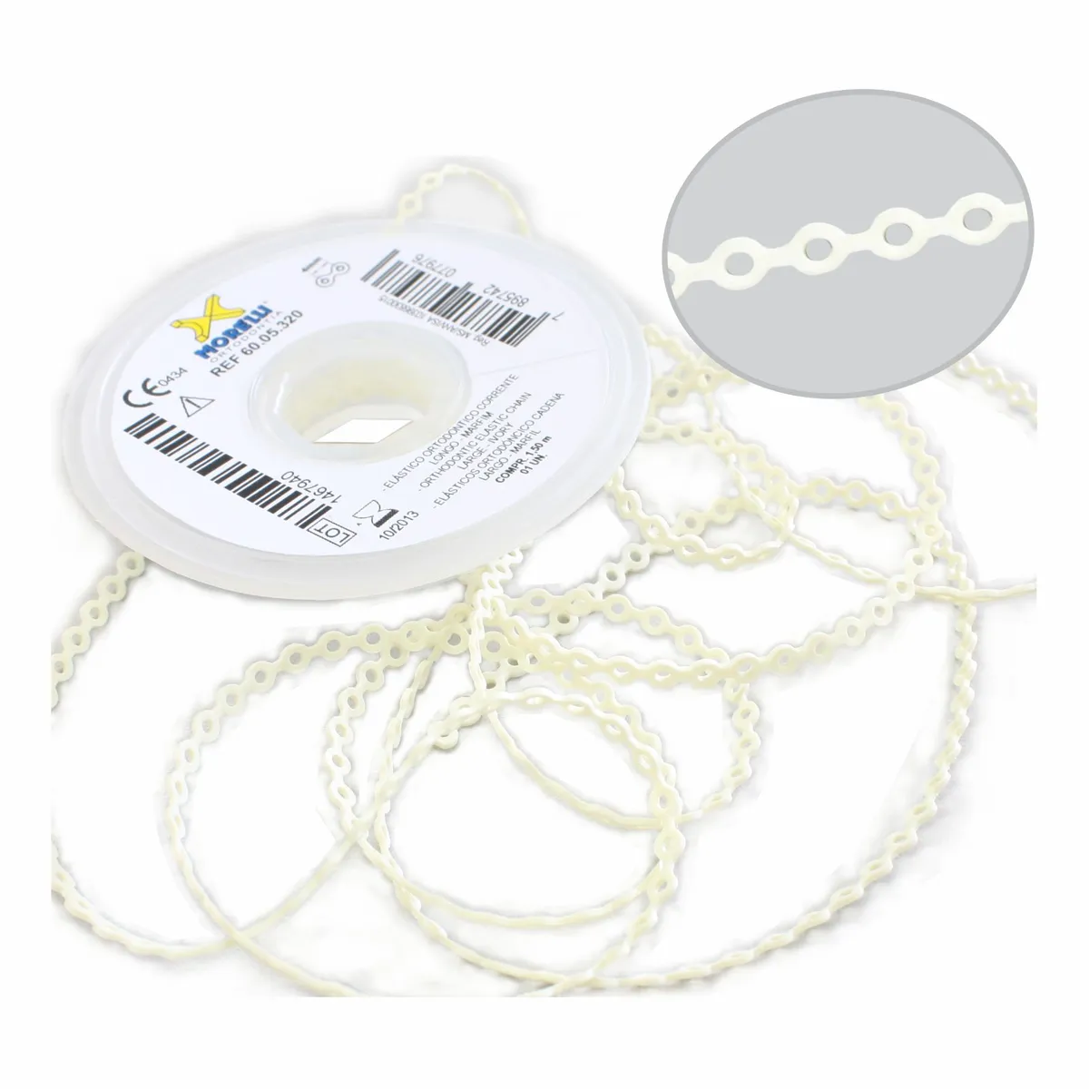 Elastic Chain Long, Ivory