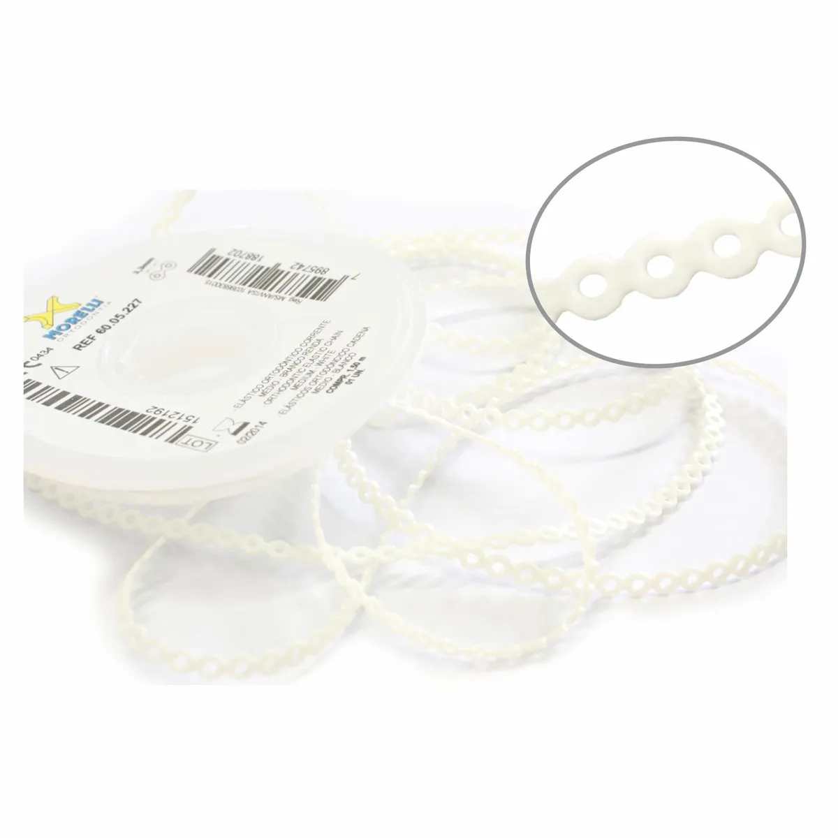 Elastic Chain Medium (Short), White
