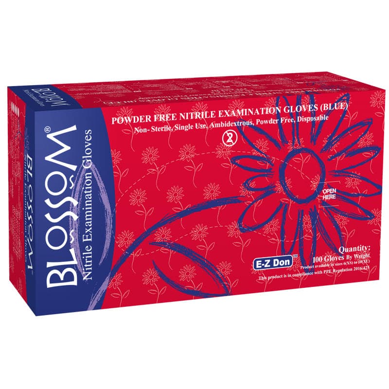 EZ Done Nitrile Gloves X-Small, PK/100