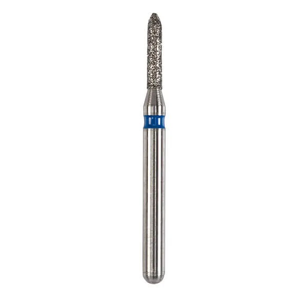 Diamond Bur, FG 010, Medium, Torpedo ISO #287