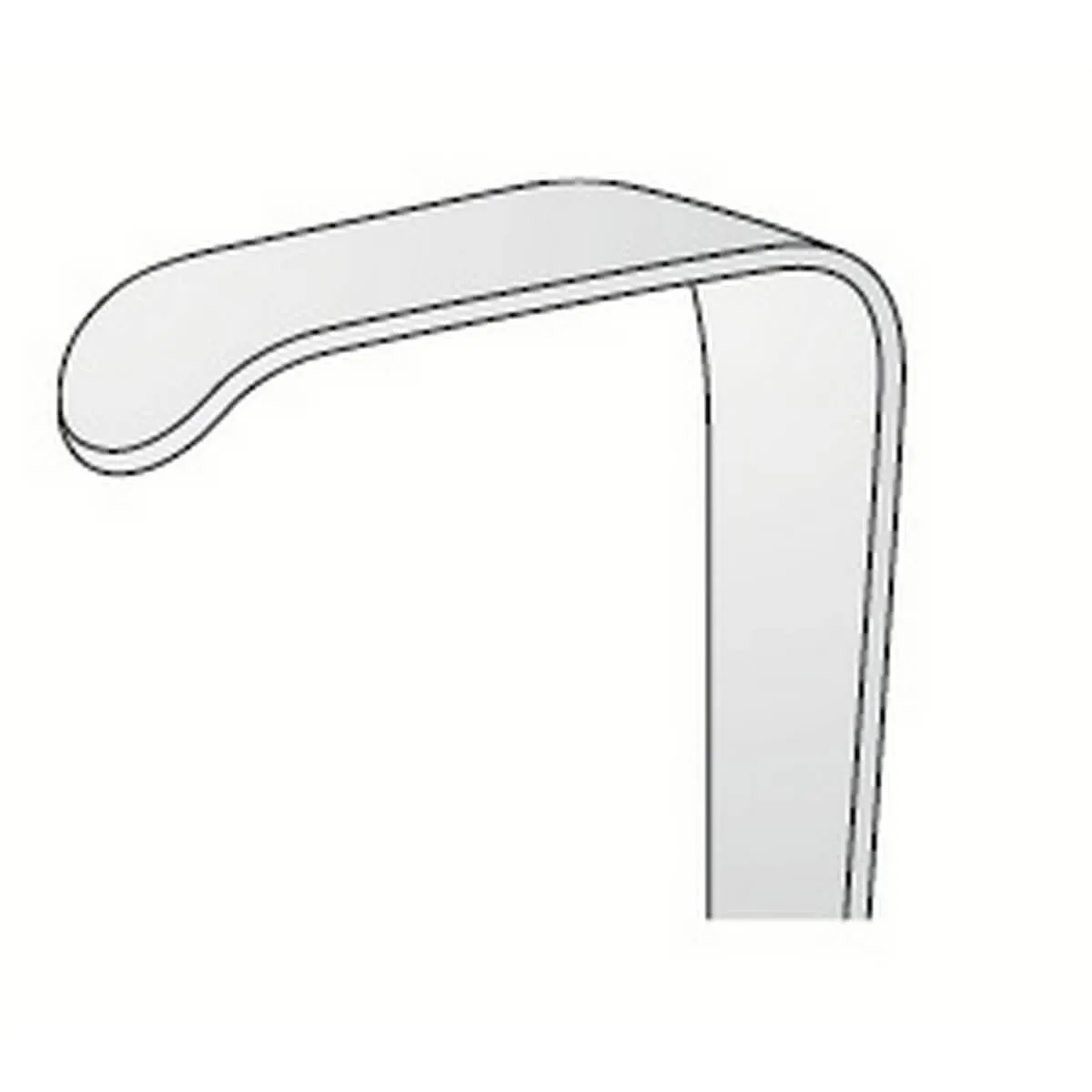 Retractor Langenbeck 40x13mm
