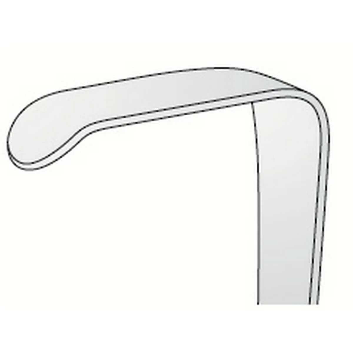 Retractor Langenbeck 50x13mm