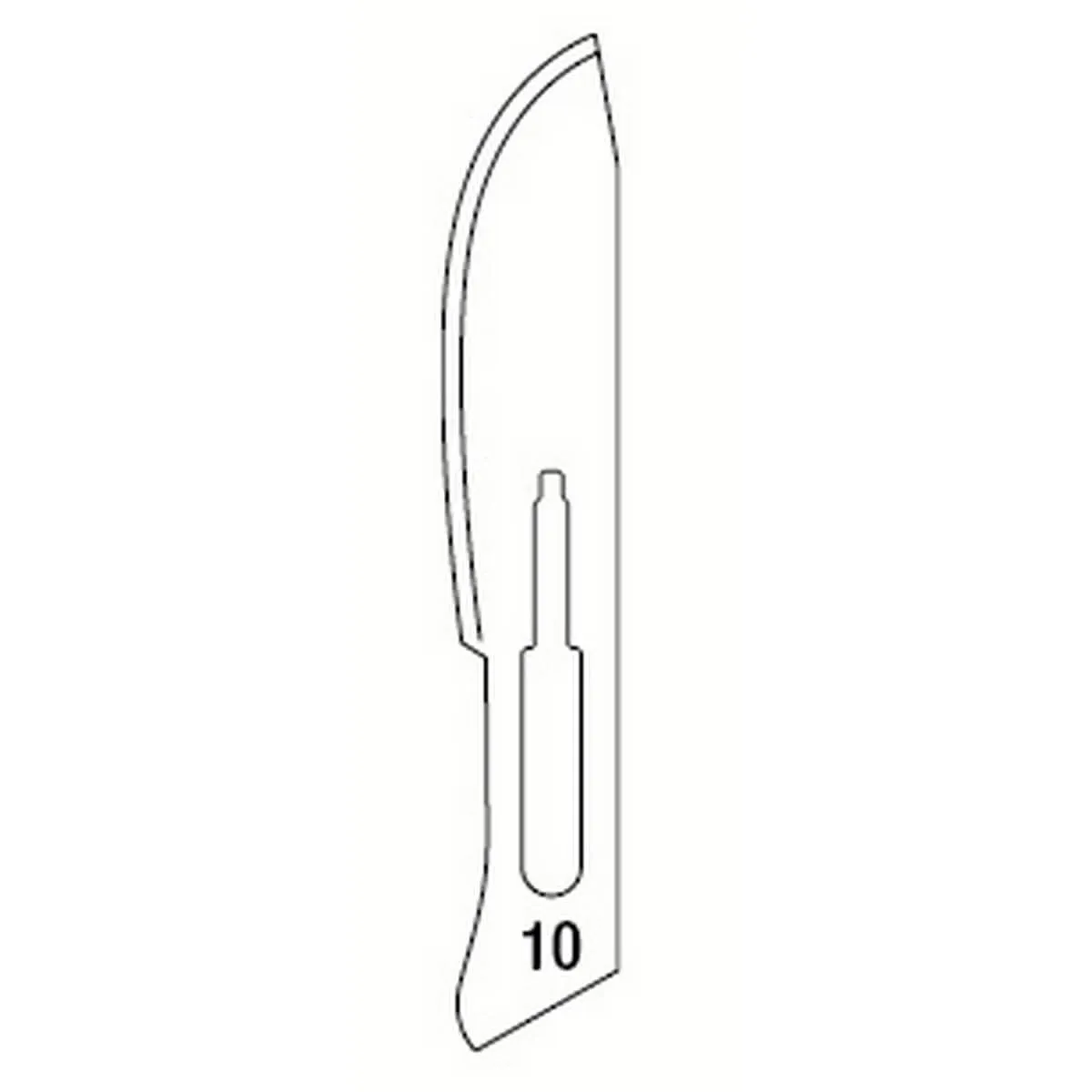 Scalpel Blades Sterile N.10 - 100 Pcs