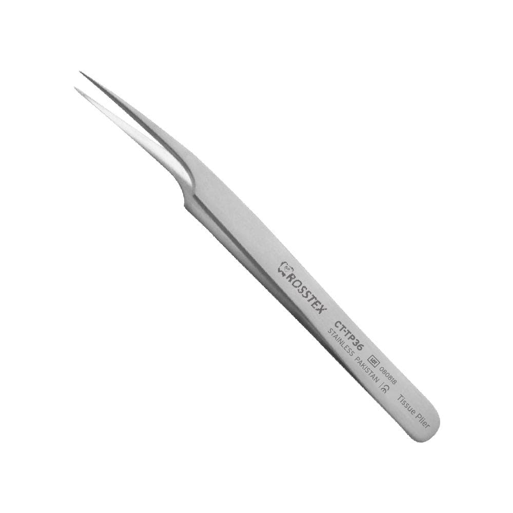 Tissue Plier Angled/Plain, 11.5 cm