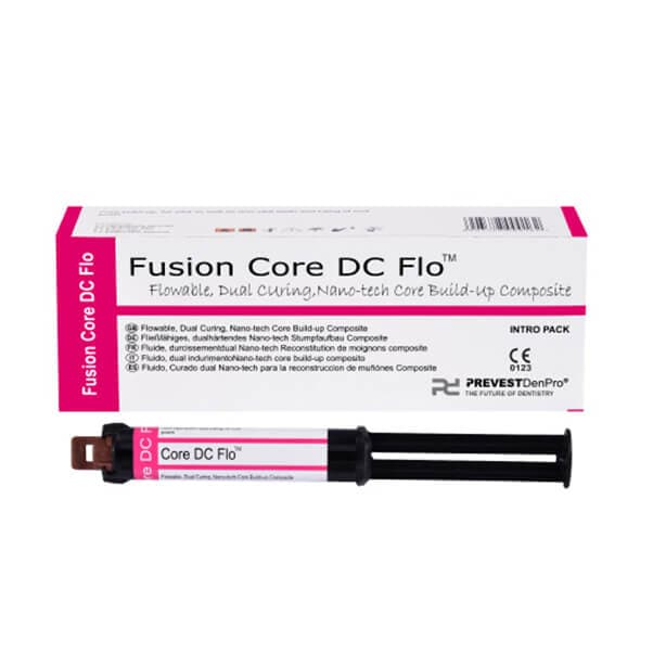 Fusion Core DC Flo, Dual Curing, Nano-tech Core Build-Up Composite
