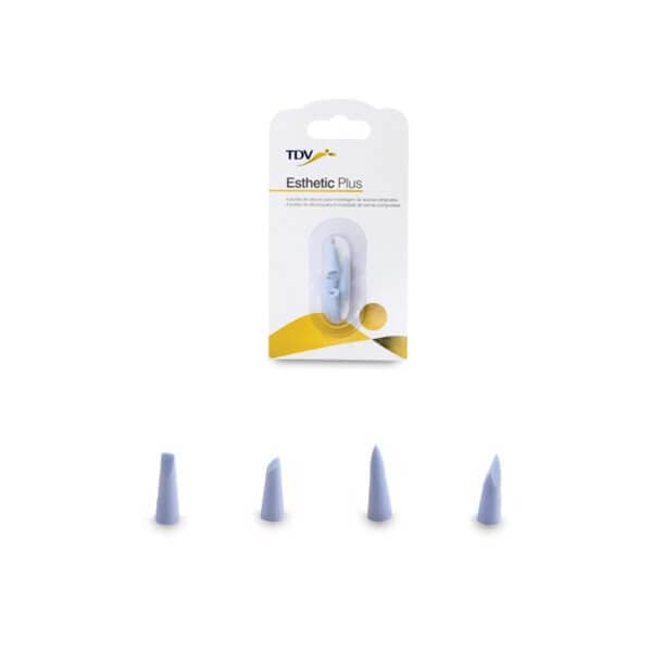 Esthetic Plus Refill, 4 Hard Brush Tips