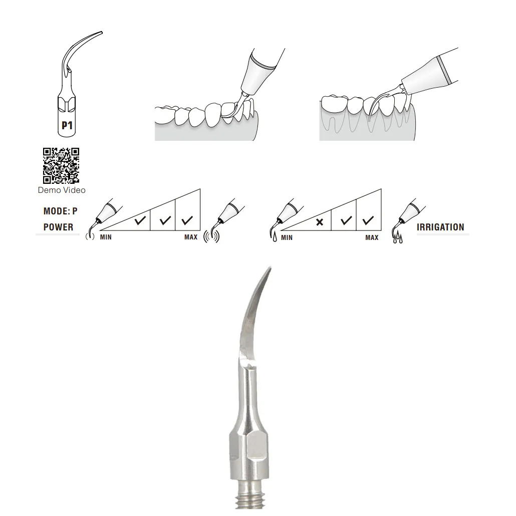 PS1 Sirona Scaler Tip, Cleaning and Irrigating of Subgingival Deposits