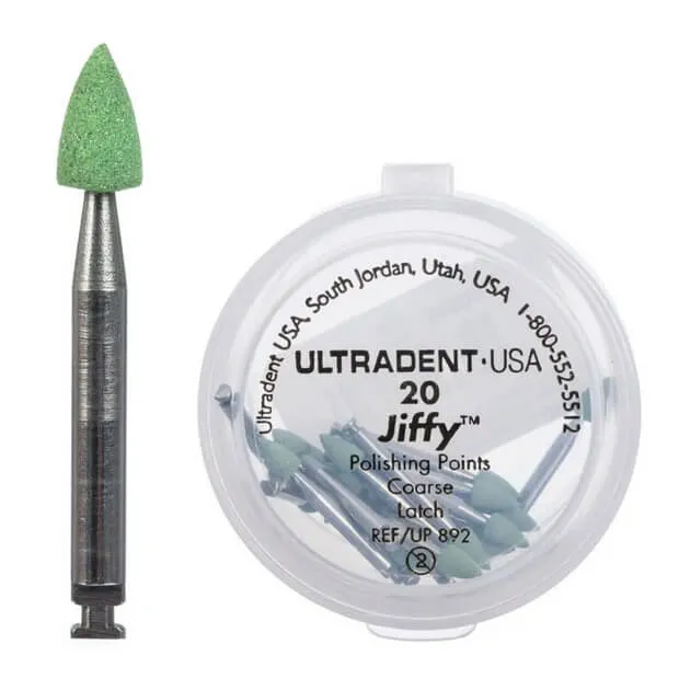 Jiffy Polisher Points for Composite, Coarse, PK/20