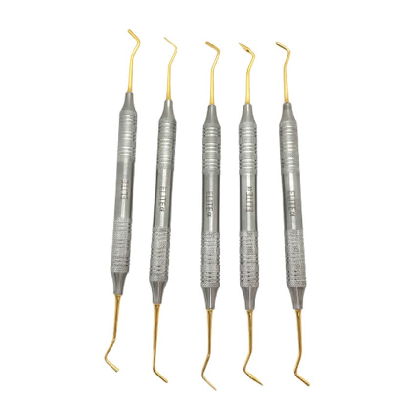 Gold Composite Filling Instruments X5 Set