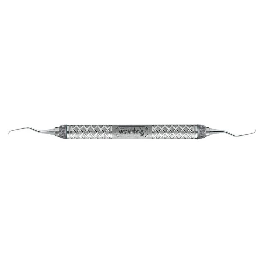 Mini Fiver Gracey Curette Micro #1/2, Handle #9 Oral/Labial, grey
