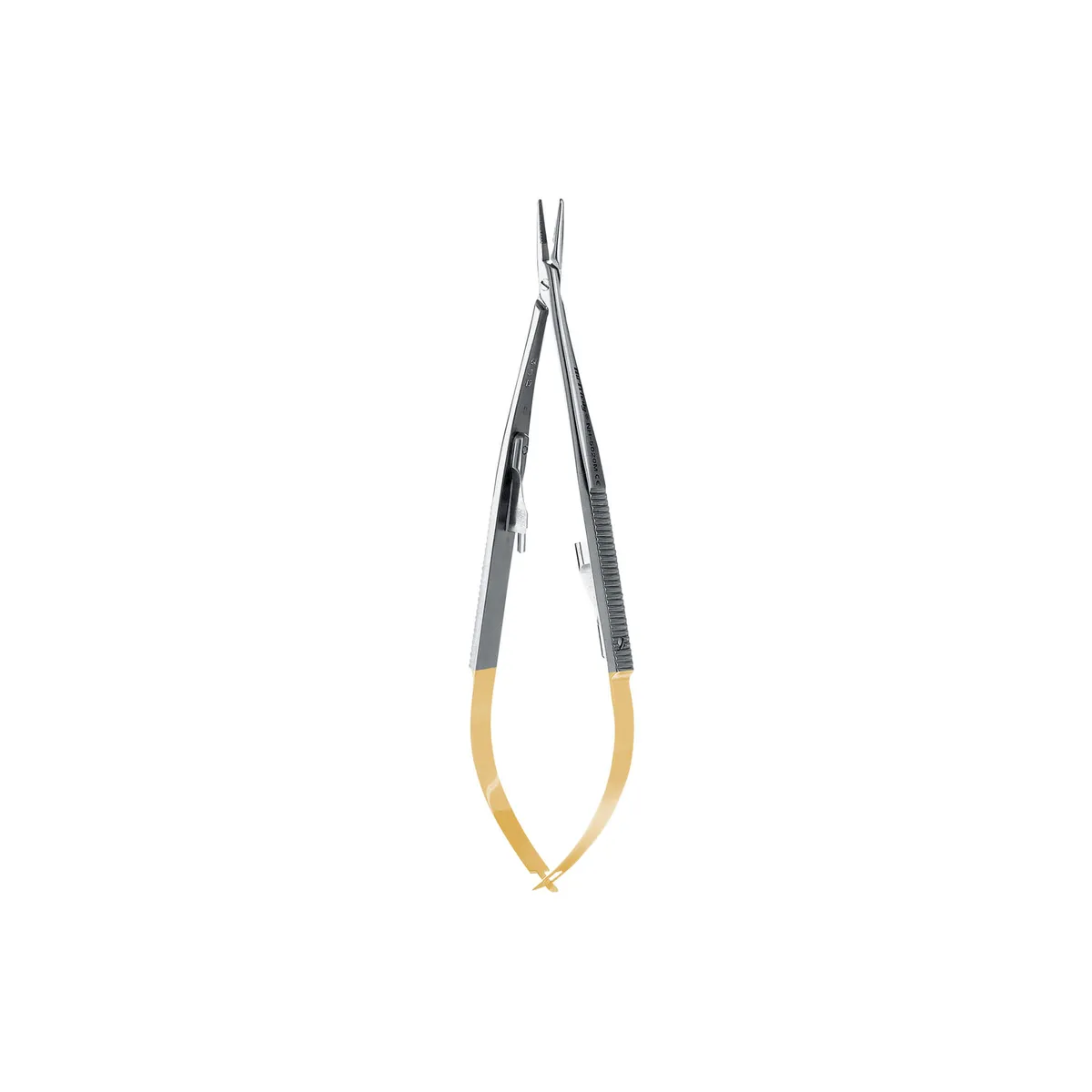 Micro Straight Castro Perma Sharp Needle Holder, 14 cm (5.5")