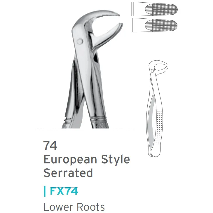 Lower Roots Forceps #74