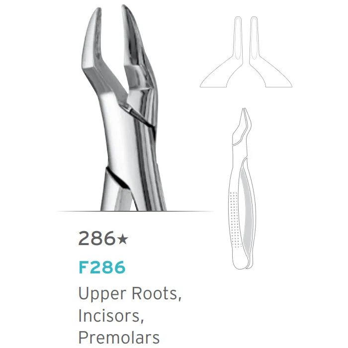 Upper Premolar & Roots Forceps #286