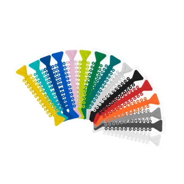 Elastomeric Ligature Stick Tie, Black