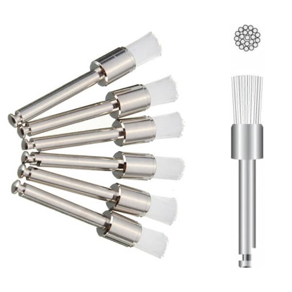 Prophy Brush, Nylon Bristles, Flat End, Latch Type (RA)