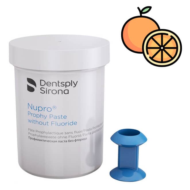 NUPRO Prophy Paste, Medium, Orange, Jar 340g