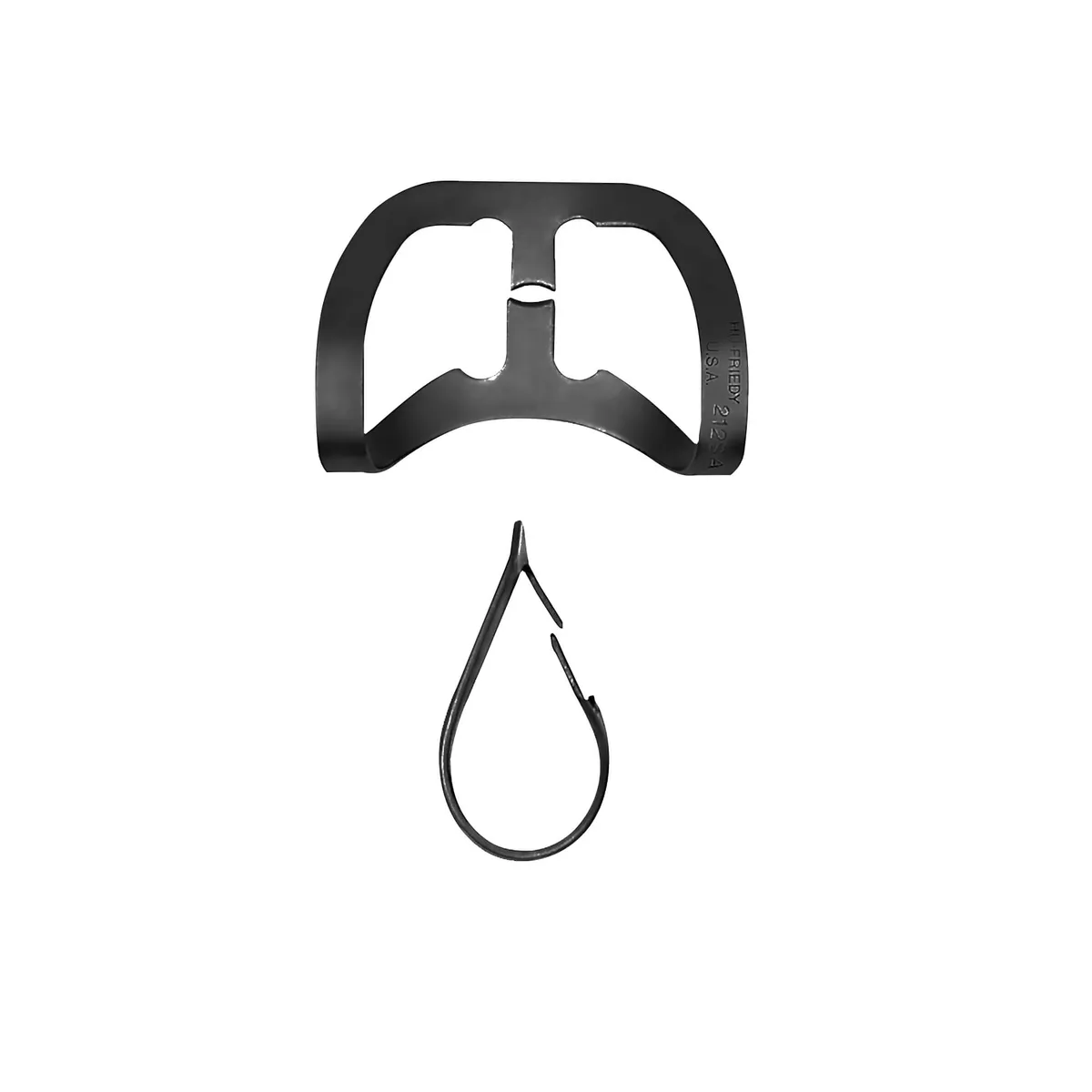 Rubber Dam Clamp #212SA, Anterior, BlackLine