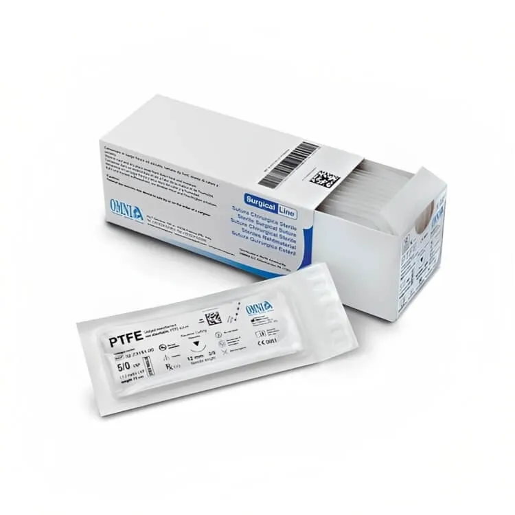 PTFE Suture, 4/0 Diamond, 18mm, 3/8 Circle Round