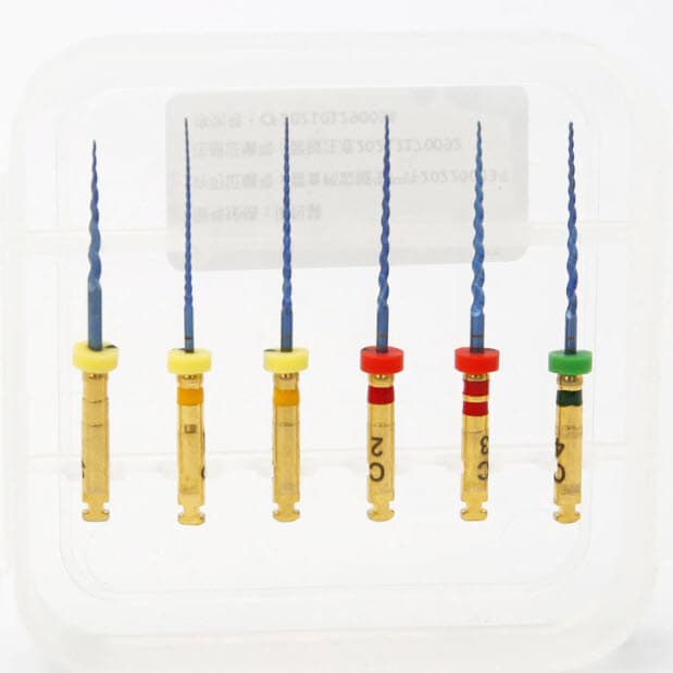 MPro Blue NiTi File Set Sizes (10, 15, 25, 35), 25mm