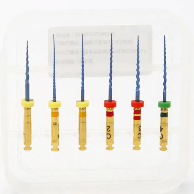 MPro Blue NiTi File Set Sizes (10, 15, 25, 35), 25mm