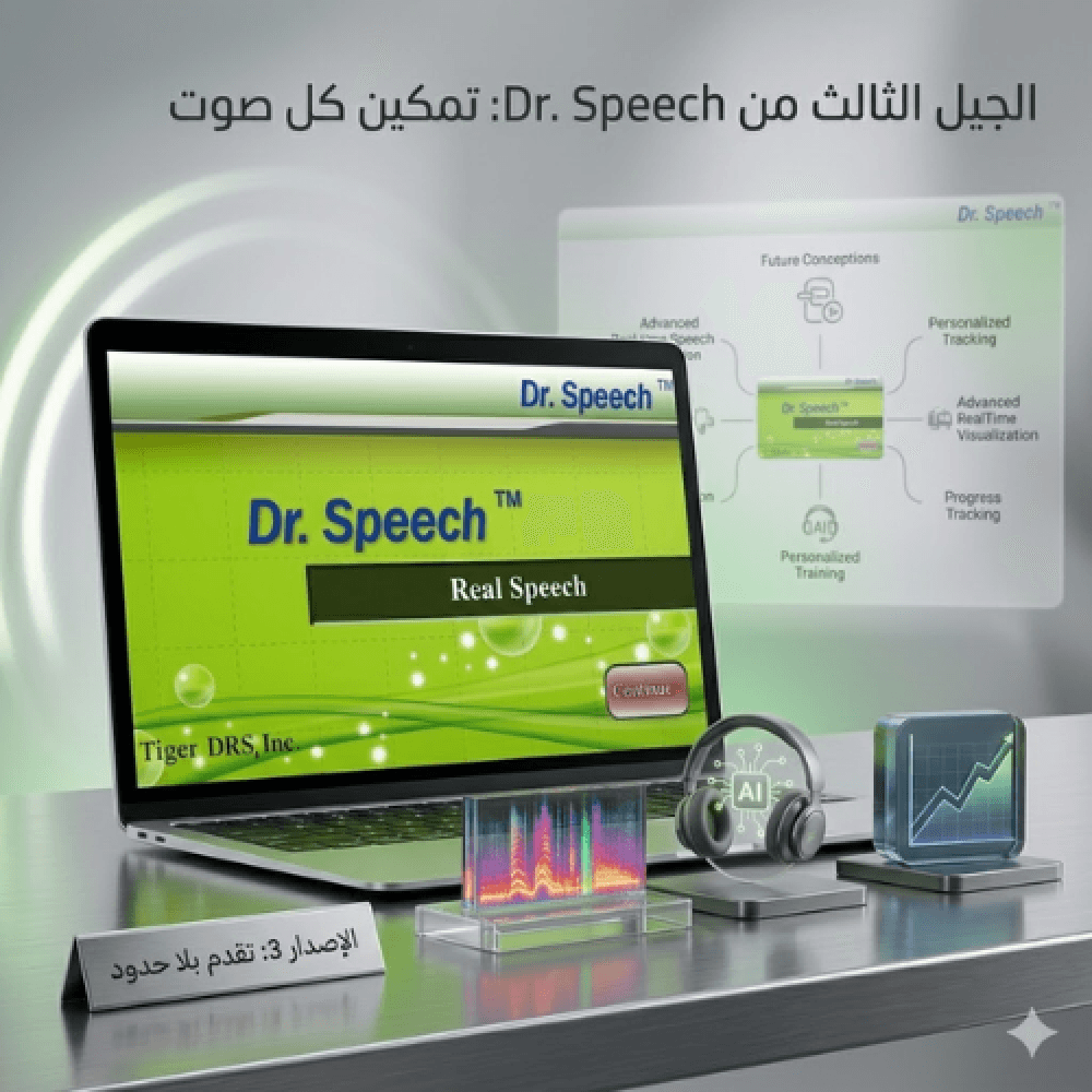 جهاز قياس وتأهيل مشاكل الصوت Speech Therapy