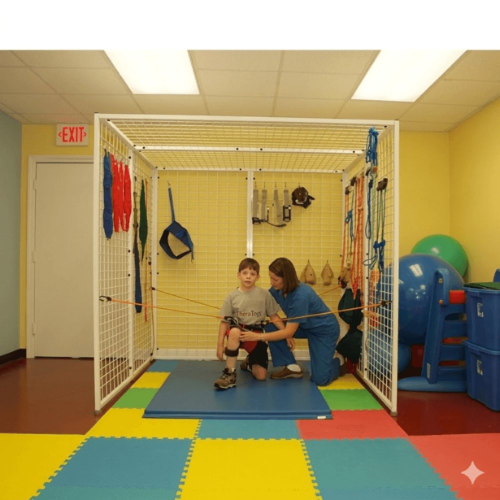 القفص العنكبوتي للتأهيل مع الاكسسوارات  spider cage