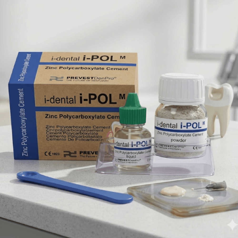 I-PoL Zinc Polycarboxylate Cement, 50g Powder, 25ml Liquid
