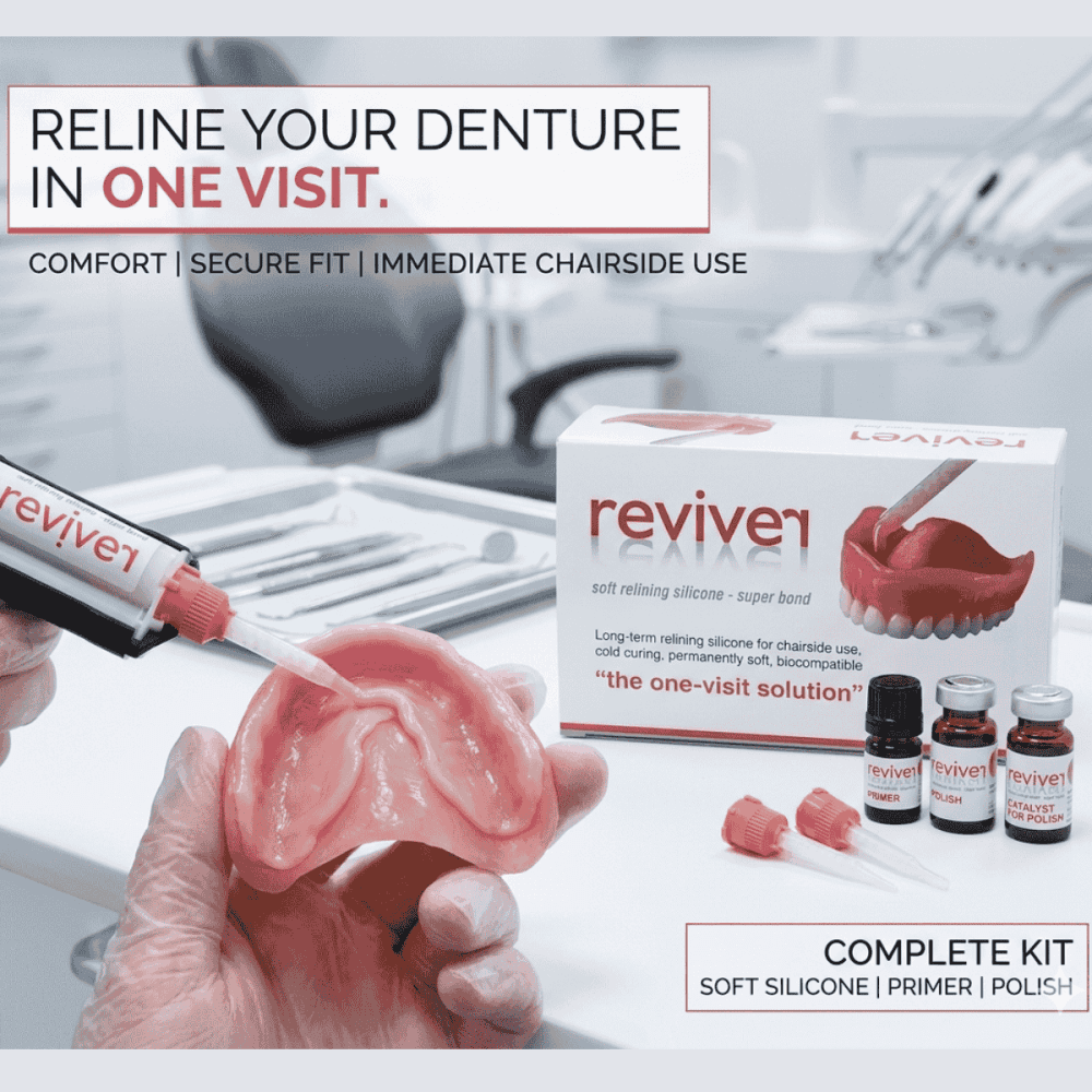 Reviver Silicone Denture Reline Kit