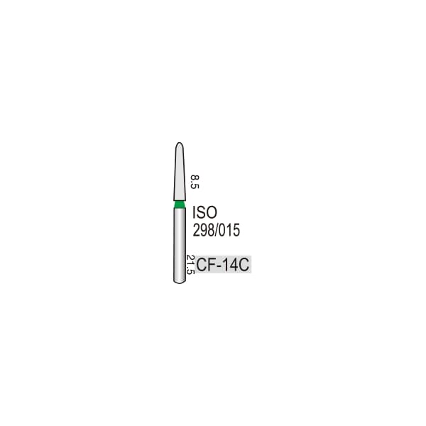 Chamfur Torpedo (Gingival Curettage) CF-14C, Coarse Grit, 298/017